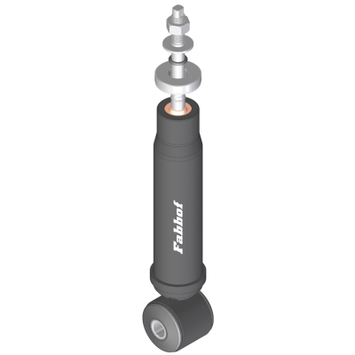 Amortecedor Cabine SC S4 Evolução até 2006 G/R S5 2008/2011 - Traseira