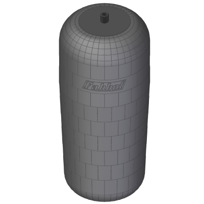 Mola Pneumática Suspensor Eixo sem Base MB Axor / Actros Nacional e Importado