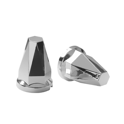 Capa Plástica Cromada para Porca de Roda - DIAMANTE