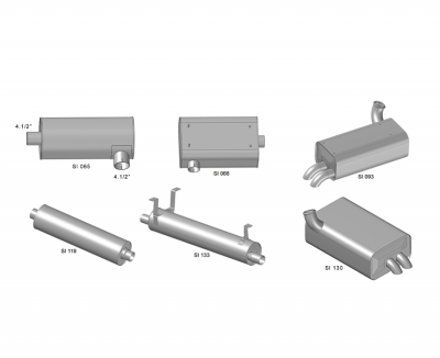Silenciosos MB Ônibus - Euro 3