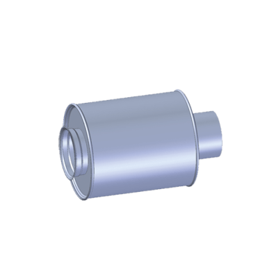 Silencioso Adaptação Volvo FH/NH/FM - Para kits Escapamento Cromado