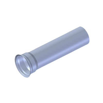 Tubo Eliminação do Silencioso 4.1/2” x 455mm Volvo FH até 2011 - Para kits Escapamento Cromado